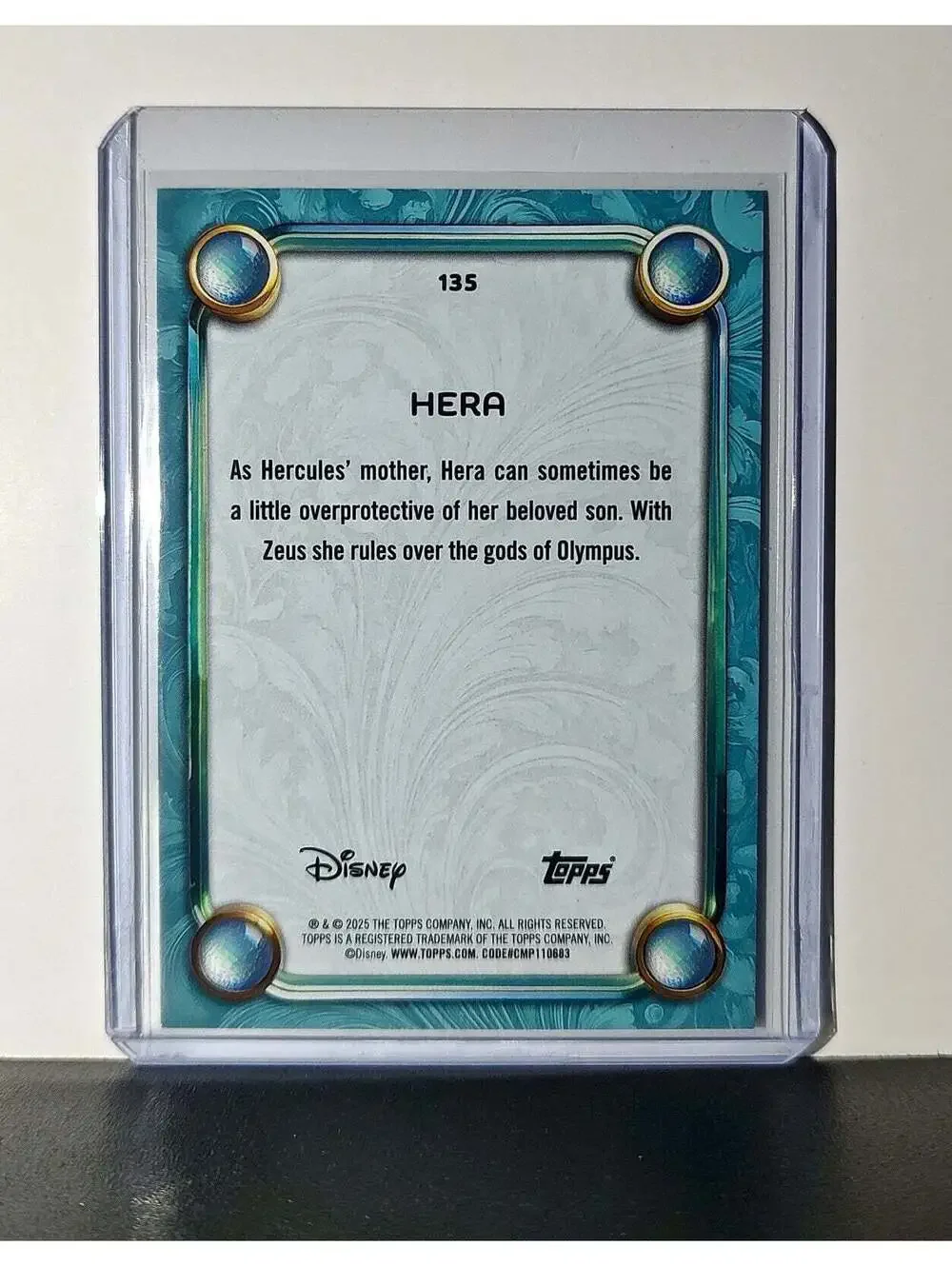 Hera 2025 Topps Disney Wonder #135 Diamond Card Hercules
